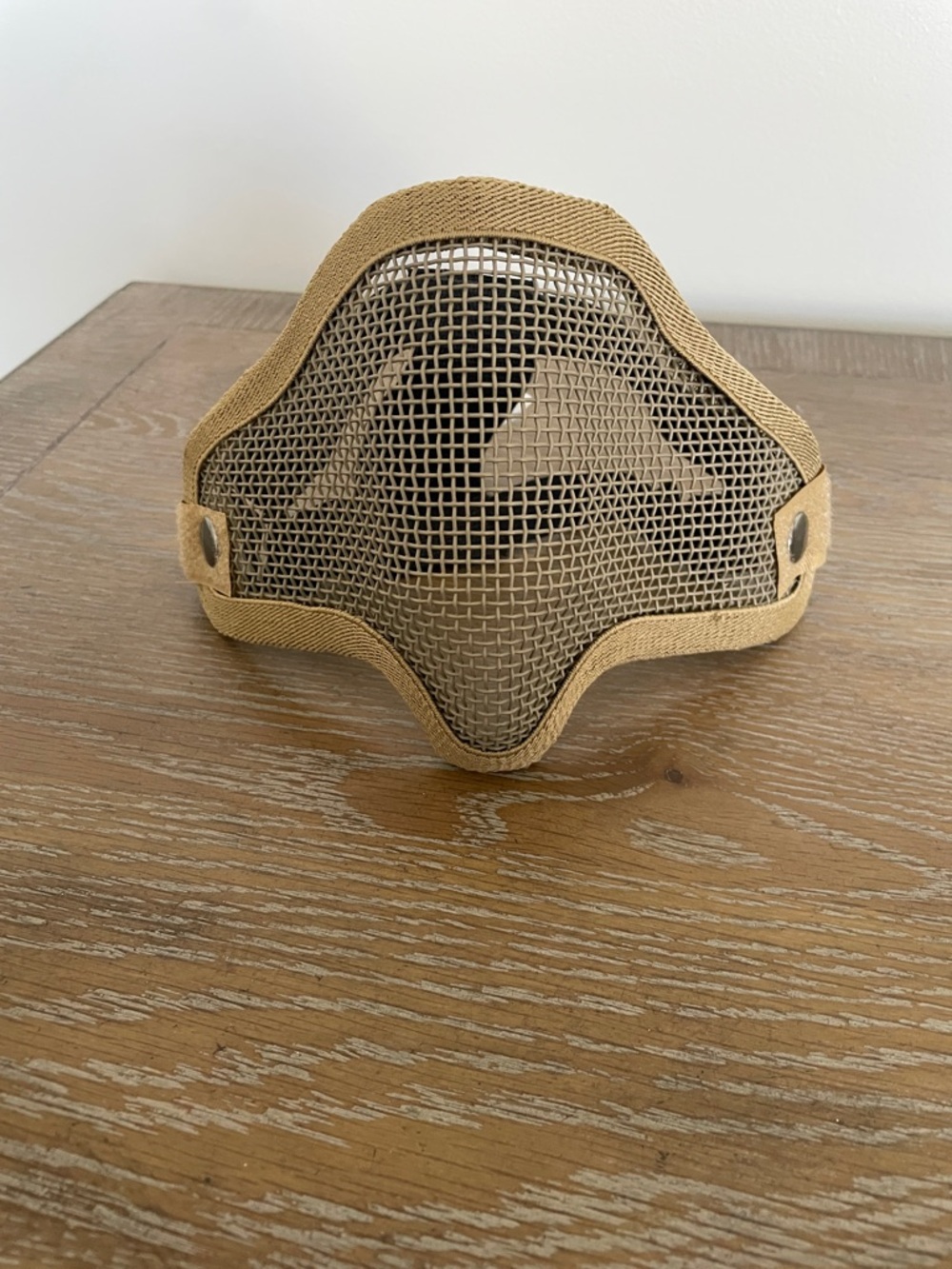 Tactical Carbon Steel Mesh Half Face Mask